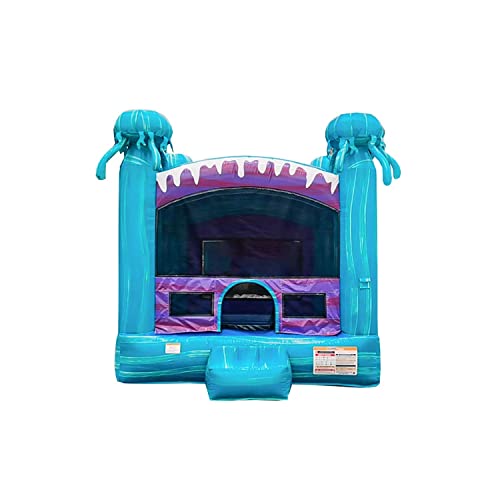 JumpOrange Electric Commercial Grade Bounce House 13'x13' with Blower Blue