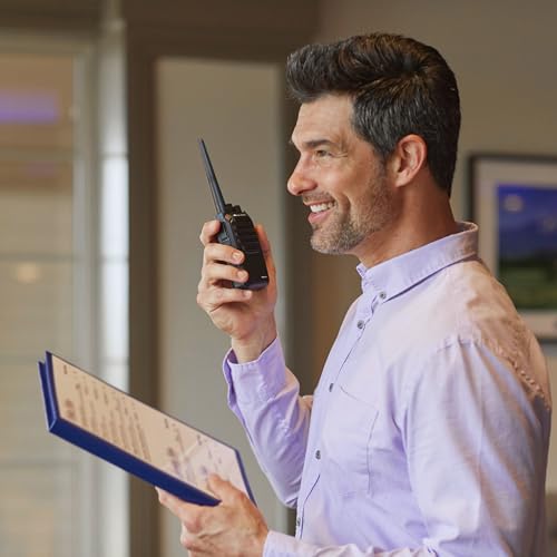 Midland MB400 BizTalk Business Two Way Radio 4 Pack Bundle w/Chargers Black