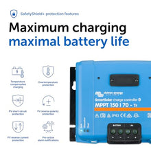 Victron Energy SmartSolar MPPT Tr Charge Controller 150V, 70A, 12/24/36/48V