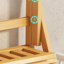 Indoor Flower Plant Trellis Bamboo Foldable Pot Racks Outdoor Flower Stand Anticorrosive Ladder Plant Succulent Stand Modern Rustic Display Stand Ladder Moisture-proof Flowerpot Stand For Patio