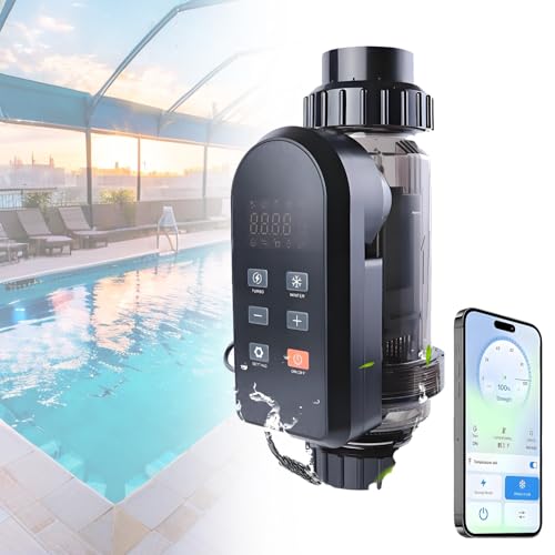 Ofyphth Salt Chlorine Machine, Pool Chlorinator System, with Smart Digital Panel, for Swimming Pools, Hydrotherapy Pools, Spas, and Hot Spring Pools. LC500A