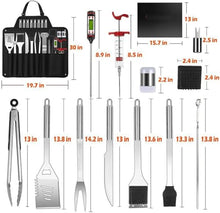 OEKFVCHVZ 27 Piece Apron Grill Set Storage Bag Barbecue Tool