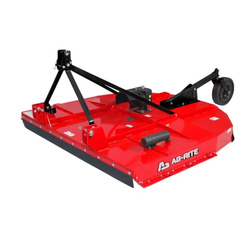 Ag-Rite 60 Inch Brush Hog Tractor Rotary Cutter - No PTO, Fits 22-50 HP