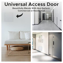 Best 30" x 30" Drywall Access Panel for Wall & Ceiling - Universal Flush Steel Access Door with Exposed Flange, 16-Gauge Steel, White Powder Coat, LEED Ready for Plumbing, HVAC & Electrical, BA-UAP