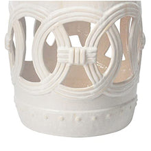 CETEOR Ceramic Garden Stool, Copper Money Stool, Ceramic Decorative Drum Stool, Shoe-Changing Stool, Outdoor Garden Decorative Stool, Used in Gardens, Terraces, Deck Backyards, Etc.