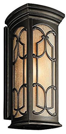 Kichler Franceasi 1-Light Outdoor Wall Mount Bronze