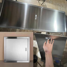 304 Stainless Steel Access Panel for Electrical Wiring, Outdoor Crawl Space Attic Access Door, Large Plumbing Cover Plate, 4 8 12 16 20 24 28 32in(35x65cm)