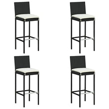 QINXIXINAIXI Garden Bar Set Black, Cream White Outdoor Sectional Sets Patio Furniture Set Poolside Furniture Set Outdoor Chair Set