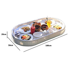 ERoomQ Floating Tray, Luxury Floating Tray Table & Bar, Swimming Pool Float for Adults for Sandbars, Spas, & Parties, Various Styles Available (80 * 15cm)