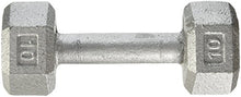 Champion Barbell Solid Hex Dumbbell 90 lb Grey