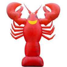 Inflatable Lobster for Restaurant Welcome Party Outdoor Decorations with Blower Advertising Birthday Party Decoration Arch Photo Props (5M)