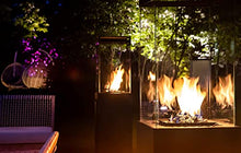 Planika Lighthouse - Patio Heater Outdoor Fireplace for Patio Fueled with Propane Gas 20 lbs cylider - Cover and Regulator Included