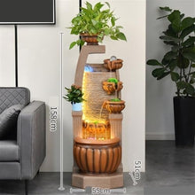 QuantumX3 Water Fountain Outdoor Feng Shui Decoration Outdoor Water Fountain Household circulating Water attracting Wealth Floor Decoration Outdoor Fountain
