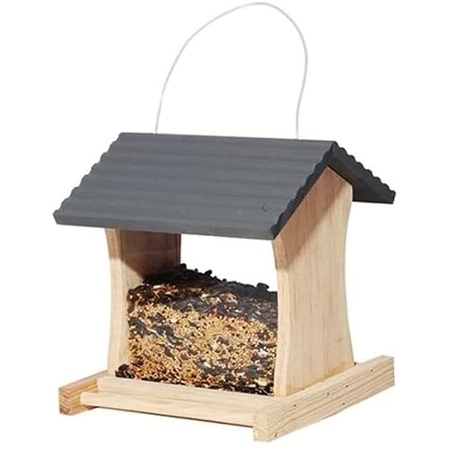 Feiyx Deluxe Clear Window Bird Feeder, for Garden Yard Outdoor Decoration,Wild Bird Feeder Hanging
