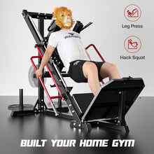 Mappding Leg Press Machine Hack Squat Equipment Red