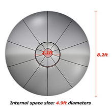Inflatable Time Human Hamster Zorb Ball 8.2ft Transparent