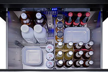 Summit 27-Inch 2-Drawer Outdoor Refrigerator, Stainless Steel - SPR275OS2D