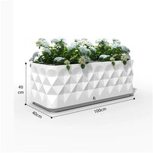 planter box Large Flower Pot Outdoor Planting Container Planter Box