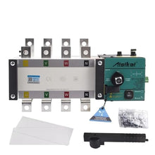 ATS 4P 1000A 800A Diesel Generator Dual Power Automatic Transfer Switch Auto Manual Control Board Circuit Breaker 1250A(800A)