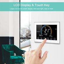 ASWRTYJO Smart Home Thermostat Electric/Water Floor Heating Home Temperature Controller Work(GC)