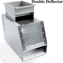 Cereal Sheller, Bird Feed Shell Blower, Electric Grain Cleaning Winnower Machine, Stainless Steel Grain Separator with Adjustable Speed Fan for Millet, Miscellaneous Grains.
