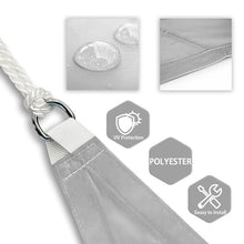 Patio Paradise 20' x 24' Sun Shade Sail Waterproof Gray Rectangle Shade Canopy UV Block Tarp Cloth Outdoor Patio Cover for Garden Backyard Deck Awning