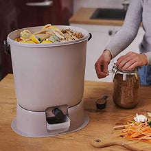 Garden Composter Bucket for Compost Bokashi Composting System for Indoor - Kitchen Compost Buckets with Tap and Airtight Lid, Practical Way to Collect All Rs