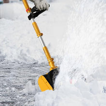 Electric Snow Thrower with 2x4.0Ah Batteries Cordless Snow Shovel 32ft Throw Distance for Patio/Driveway/Steps, LED Light & Auxiliary Handle