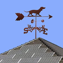 Weathervane Metal for roof Garden Yard Roof Weathervane Weather Vane with Animal Ornament Garden Wind Vane Professional Measuring Tool Garden Yard Easy Use (#2)