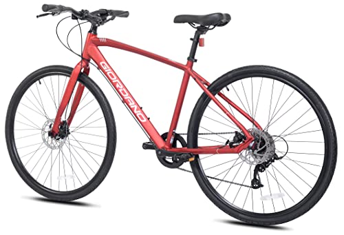Giordano H2 Men's Hybrid Bicycle Red