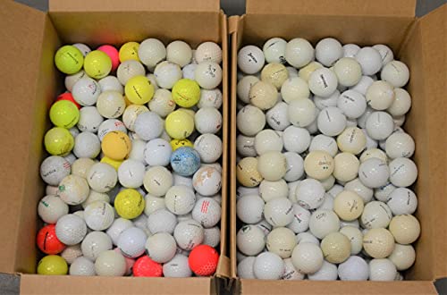 Golf Ball Planet 600 Hit Away Used Golf Balls White/Color Mix