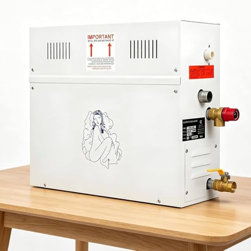 ROEFETY Luxury Self-draining Steam Generator,Stainless Steel 110v-9kw
