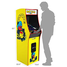 ARCADE1UP PAC-Man Deluxe Arcade Machine 5ft 14 Classic Games Yellow