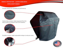 Windproof Covers 30 inch Heavy Duty Premium Grill Cover to fit Wolf Cart Grill