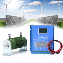 HYZHANHONG 24v, 10000W 12V 24V 48V 220V Renewable Energy Controller MPPT Hybrid Boost Controller for Off-Grid Wind Solar Hybrid System Hybrid Charge Controller