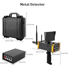 Underground Metal Treasure Hunter,Professional Gold Detector,16 M Deep Long Range,100 M Range for Gold,Silver,Copper,Precious Stones (Red)