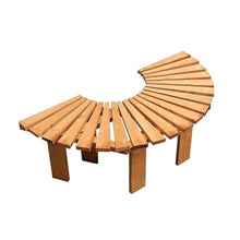 BXKCFYBSQ Tree Bench Wrap Around,Garden Balcony Flower Stand,Solid Wood Outdoor Half Round Seat,Shape Extends Infinitely,for Parks and Lawns(Color2)