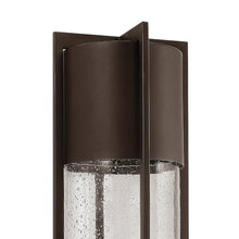 Hinkley Shelter Large Post Mount Lantern - LED Included, Aluminum, Clear Seedy Glass, Dark Sky Compliant, Pier Mount, Gate Column, Entry Post, Landscape Feature - Buckeye Bronze Finish