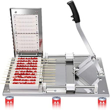 Etsuosy Stainless Steel Meat Skewer Maker Machine, BBQ Grilling Kit, 10 Skewers, 5.5 lbs
