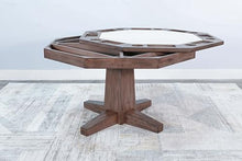 Empire USA Blaze Poker & Dining Table Set with 6 Game Chairs Alpine Grey Smokehouse