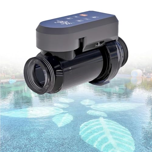 PweKzxt Saltwater Chlorinator,Saltwater Pool Chlorinator, Chlorine Generator,Saltwater Chlorine Generator for Swimming Pool salinity20