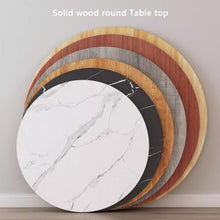 GPNVNHWQL Wood Round Dining Table Top 16" 20" 24" 32" Solid Wood Tabletop, Smooth Surface Protector, Circle Table Top For Coffee/Side/Garden Table(Teak,100cm/40in)