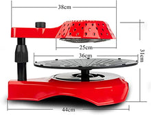 NEWCES Safety Certification Infrared Barbecue Grill Electric BBQ Grill 5-Level Firepower Adjustment Automatic Rotation Table Smokeless Barbeque Grill BBQ Party Black