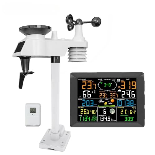 Wireless Weather Station Indoor Outdoor with Sensors