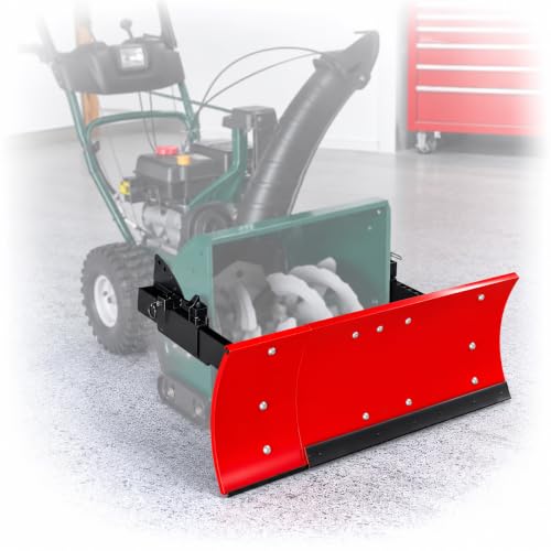Throwerblade Snowplow Kit with (Blade, and Hardware Included) – Heavy-Duty Snow Plow Blade - Quick & Efficient Snow Removal - Snow Plow Attachment for Snowblowers- 22 to 32-inch 2-Stage and 3 Stage