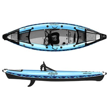Waimea Bay Rigid Inflatables Drifter 1 Seater Inflatable Fishing Kayak Multicolor