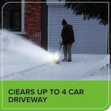 Greenworks 80V 12" Brushless Snow Shovel, with Directional Vanes and LED Light, Not Included Battery and Charger