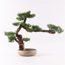 YXIANG56Q Fake Plants Artificial Bonsai Tree Large Indoor Faux Pine Plant with Pot for Hotel Lobbies Home Office Bonsai Tree