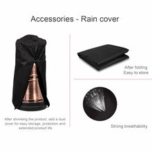 Outdoor Heaters for Patio, Stainless Steel Standing, Gas Patio Heater Floor-Standing, Outdoor Heater Commercial Patio Heater, Suitable for Deck, Garden and Porch Brown