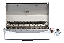 Camco 58131 Stow N' Go 160 Gas Grill with Thermometer and Igniter, White